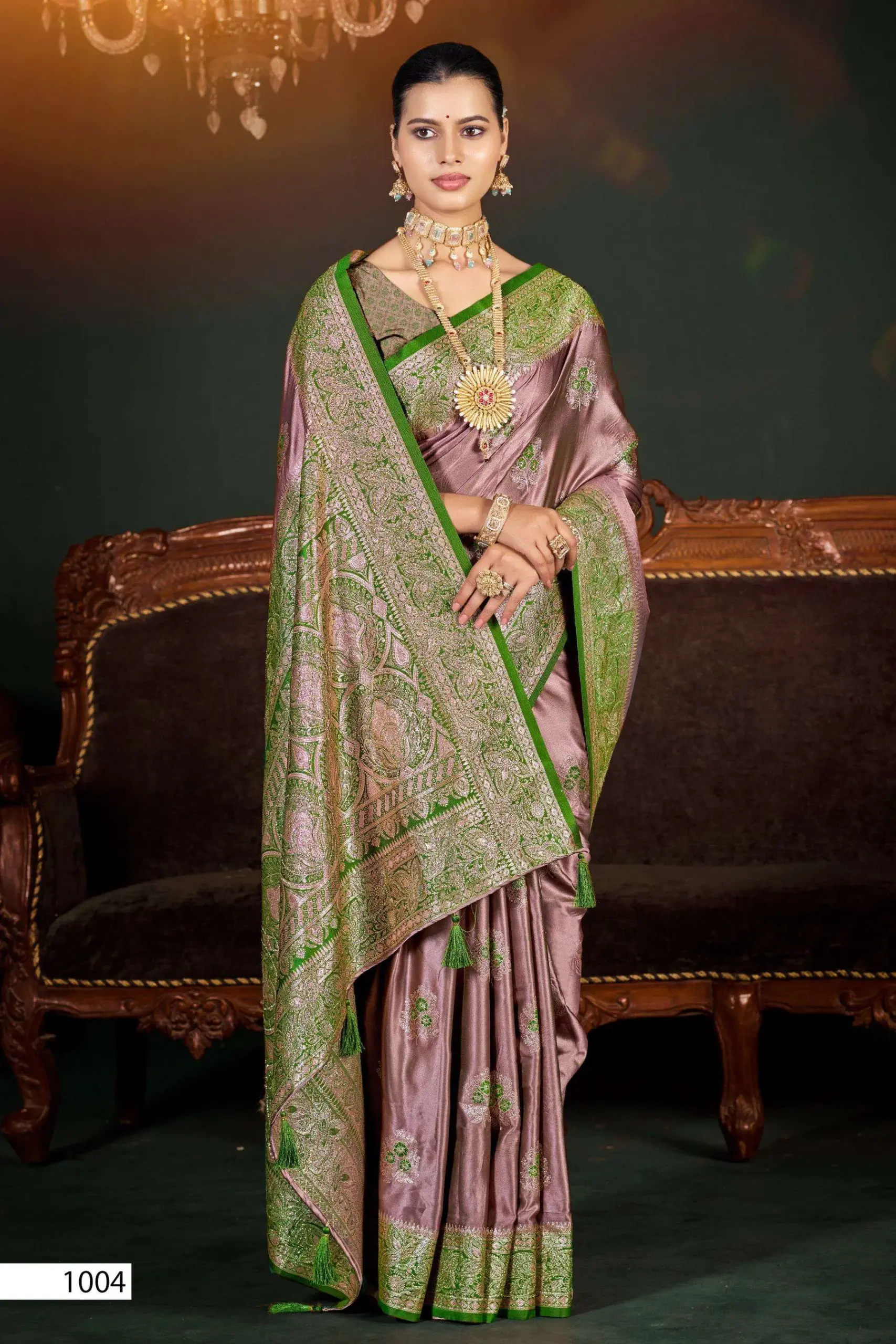 Saroj Omega Satin Saroski Vol 4 Sarees