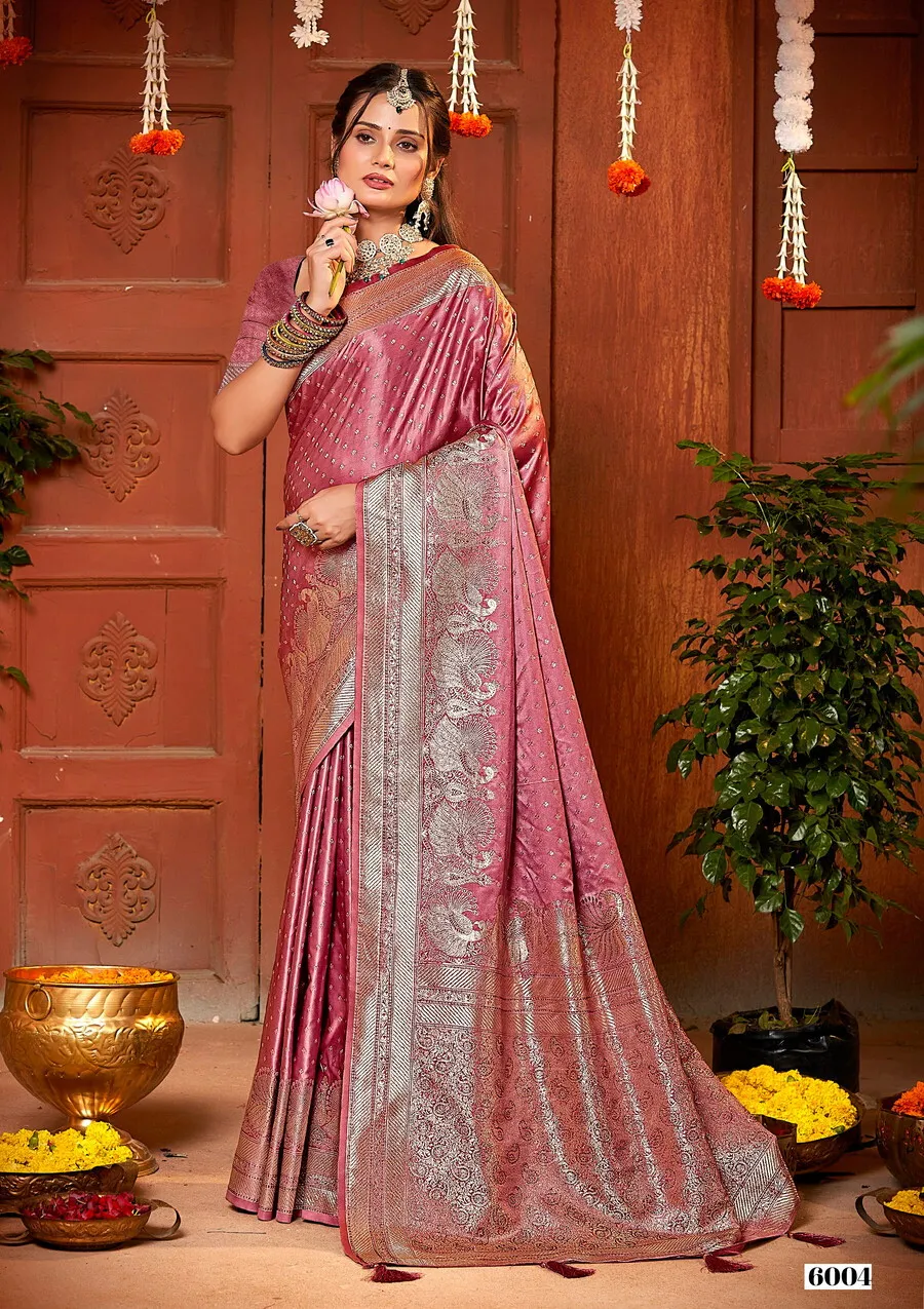 Saroj Saheli Satin Saroski Vol 6 Sarees