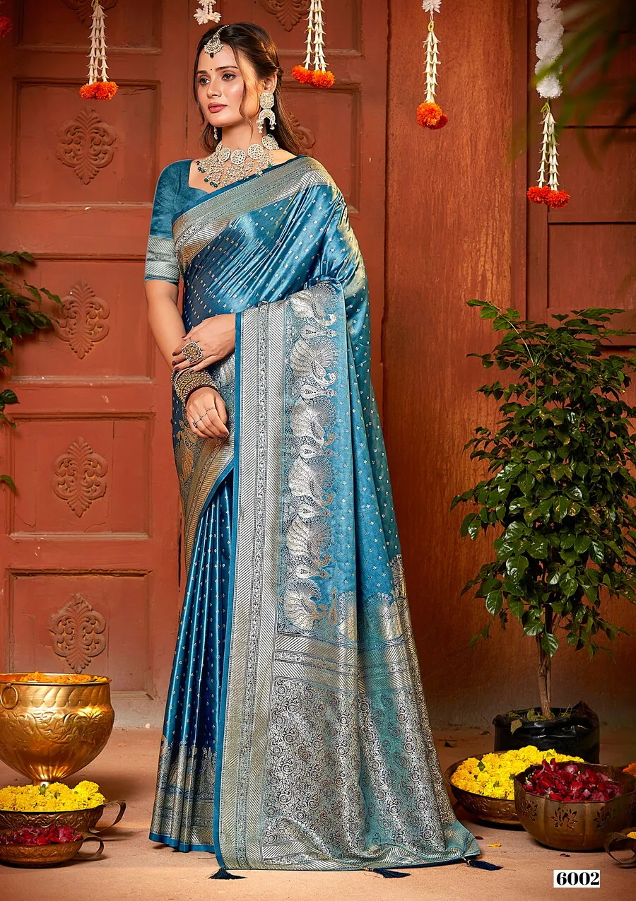Saroj Saheli Satin Saroski Vol 6 Sarees