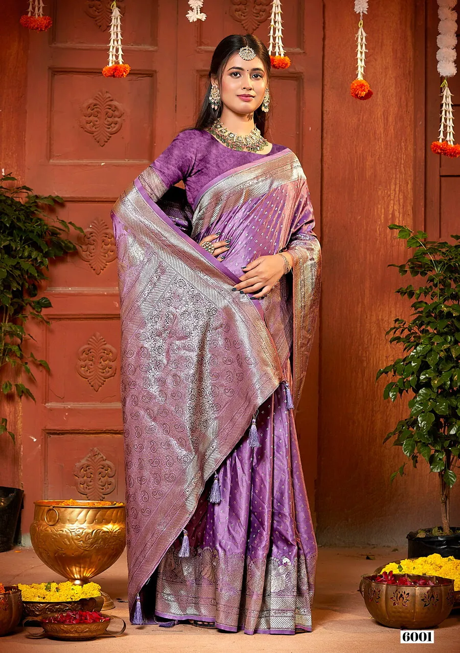 Saroj Saheli Satin Saroski Vol 6 Sarees