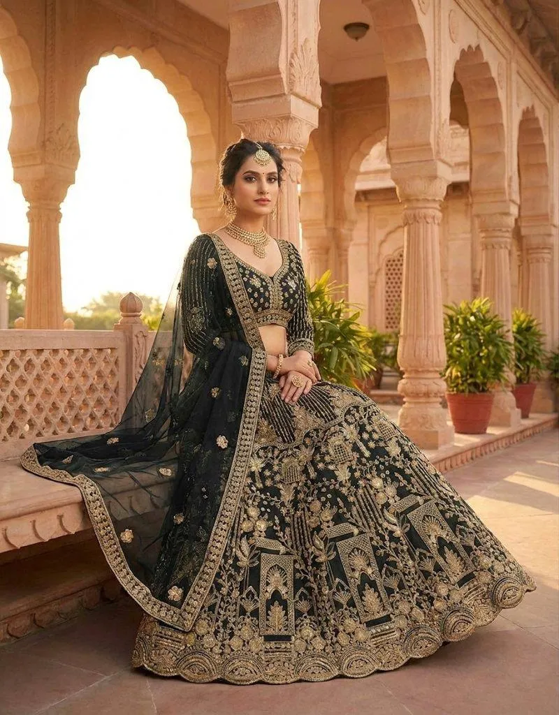 SBD 1764C Soft Net Sequins Designer Lehenga Choli