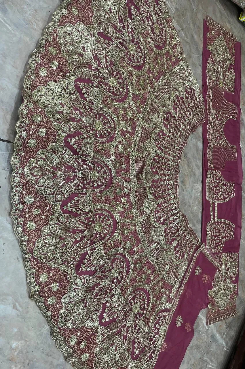 SBD 1809 Butterfly Net Sequins Work Wedding Lehenga Choli