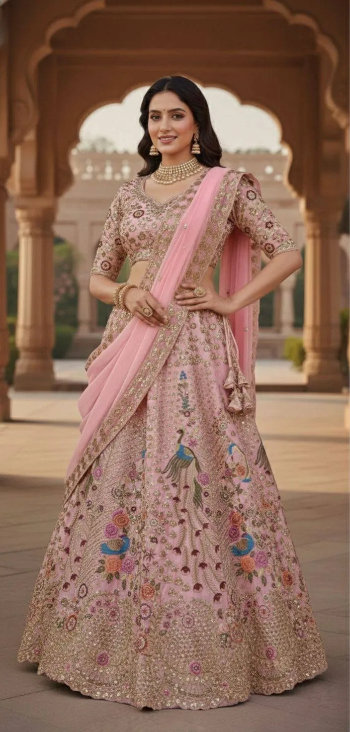 SBD 1817 Faux Georgette Designer Wedding Lehenga Choli