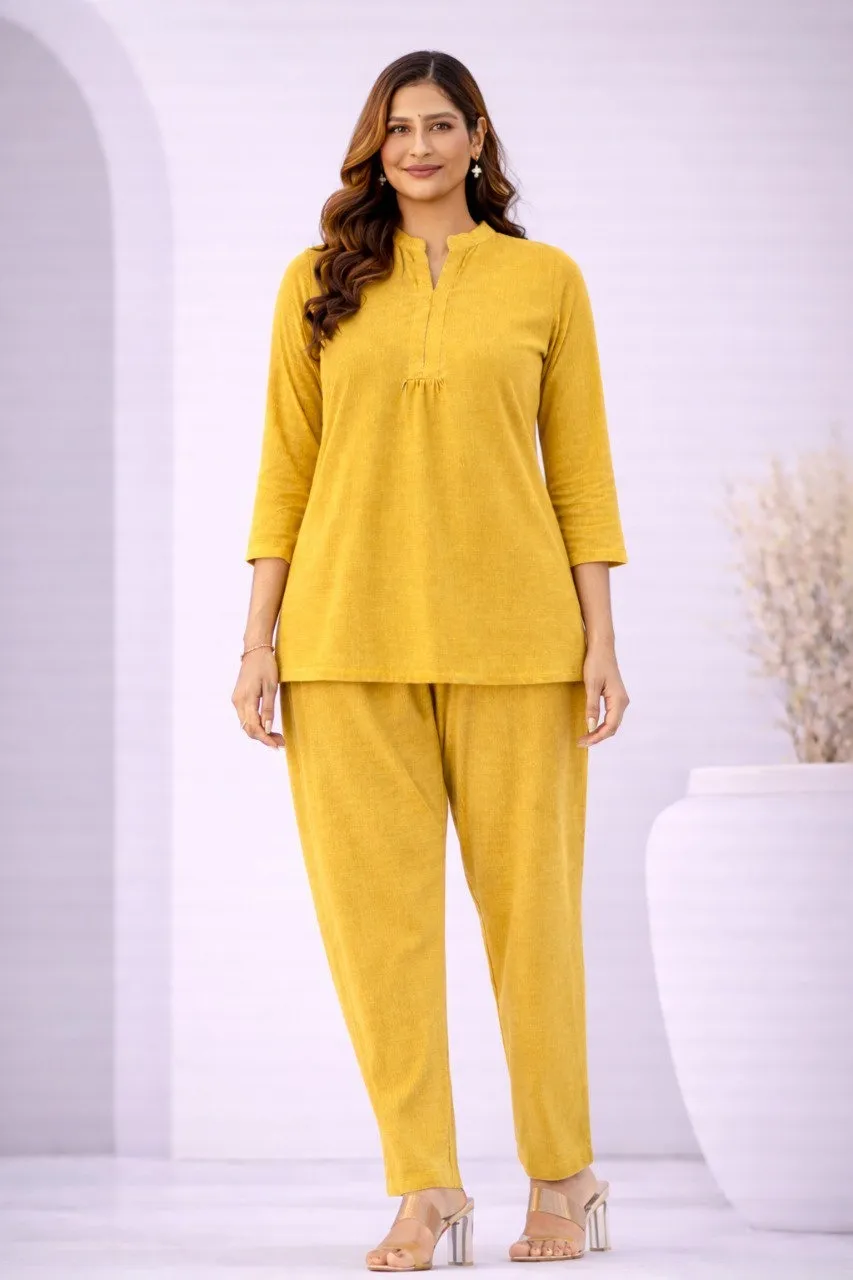 SCT 1066 Cotton Blend Plain Office Wear Readymade Dress