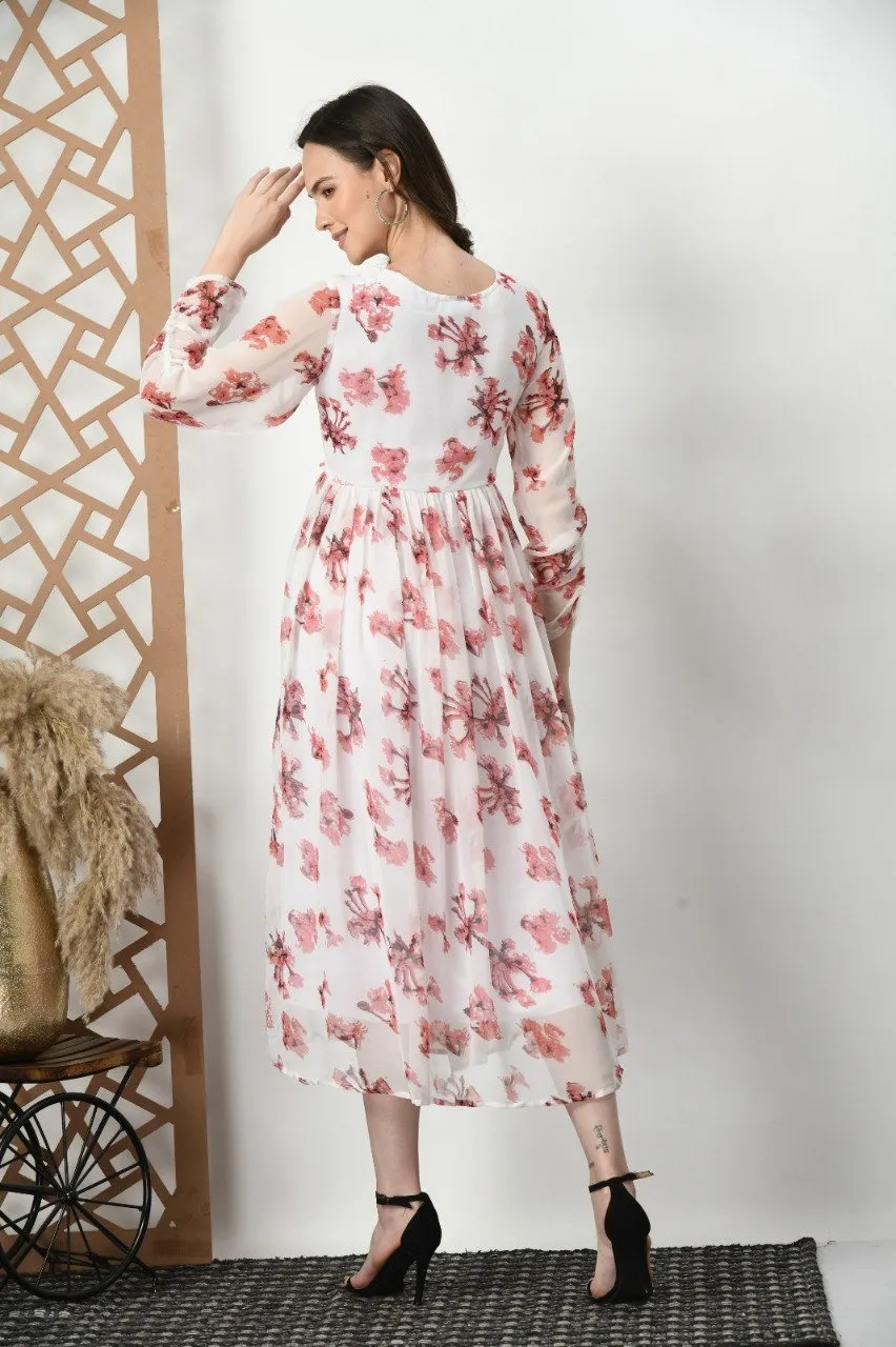 Shiv Vol 110 Georgette Floral Printed Kurtis