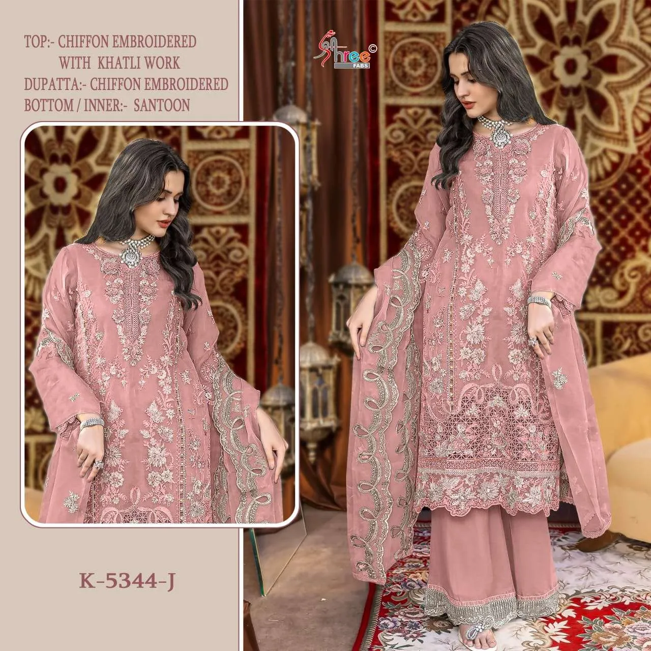 Shree Fab K 5344 Pakistani Suits