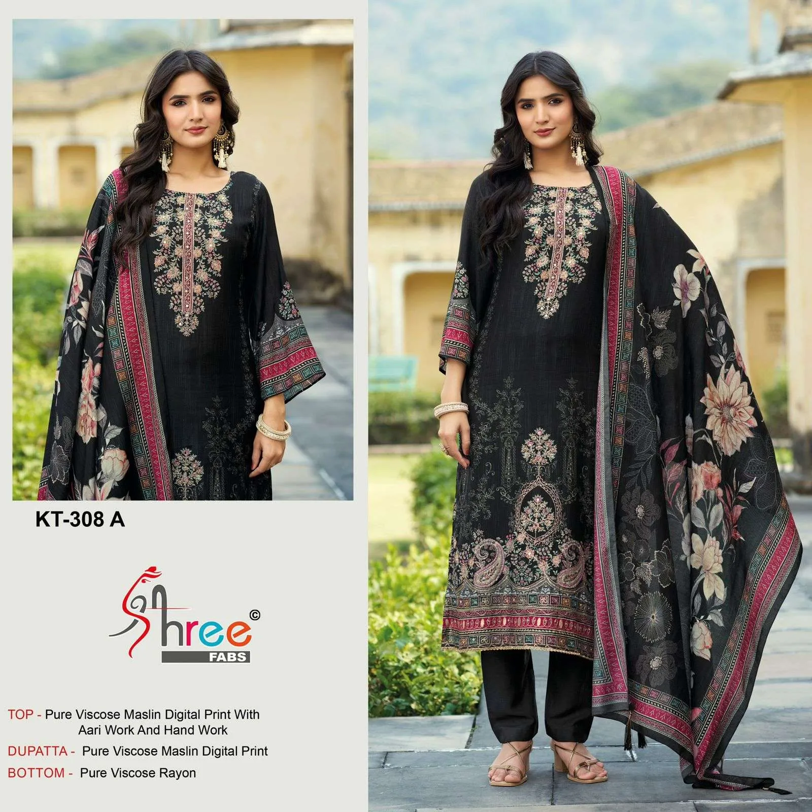 Shree Fab Kt 308 Pakistani Suits