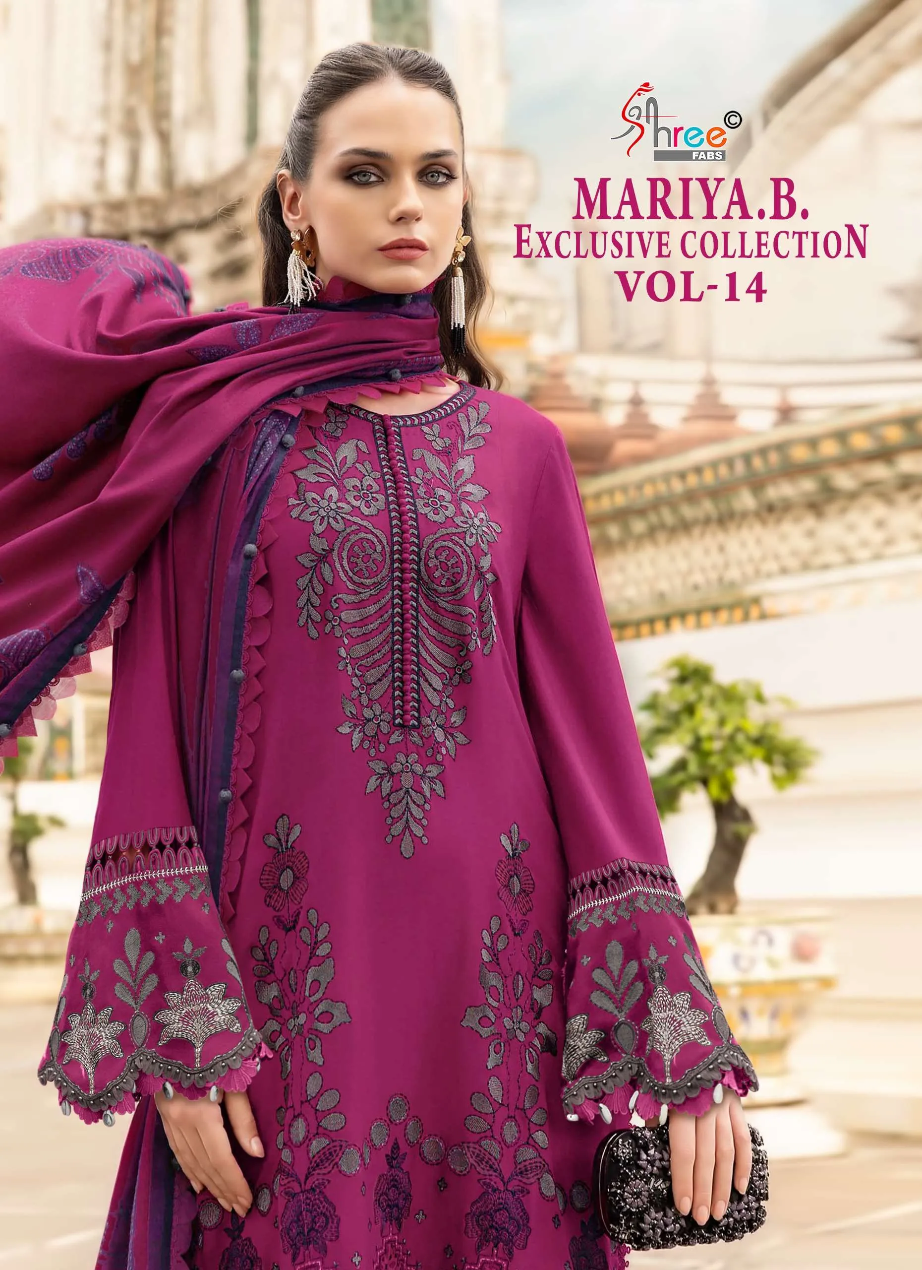 Shree Fab Maria B Exclusive Collection Vol 14 Pakistani Suits