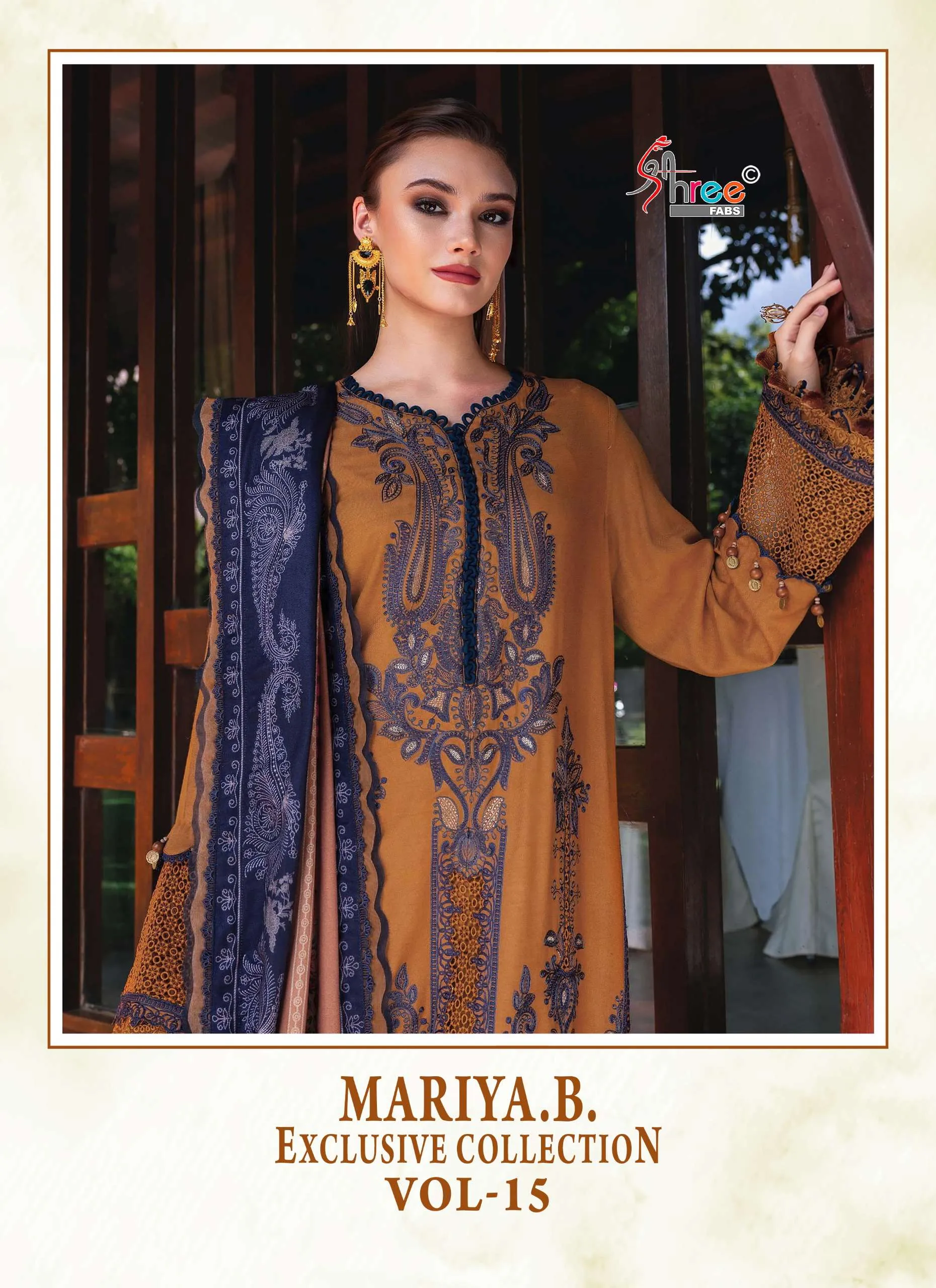 Shree Fab Maria B Exclusive Collection Vol 15 Pakistani Suits
