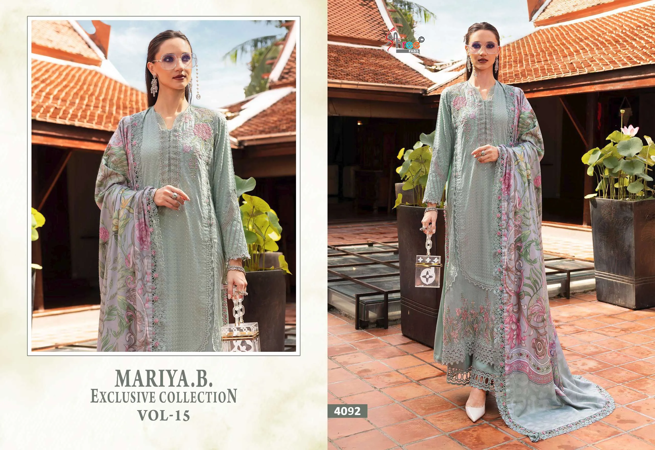 Shree Fab Maria B Exclusive Collection Vol 15 Pakistani Suits