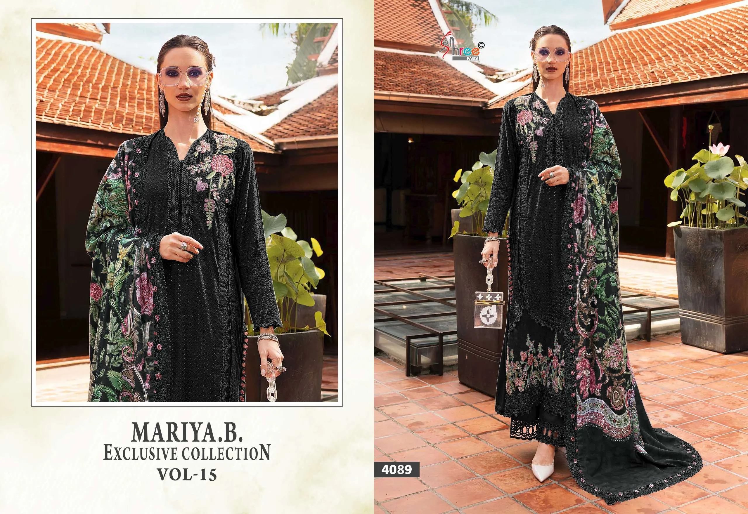 Shree Fab Maria B Exclusive Collection Vol 15 Pakistani Suits