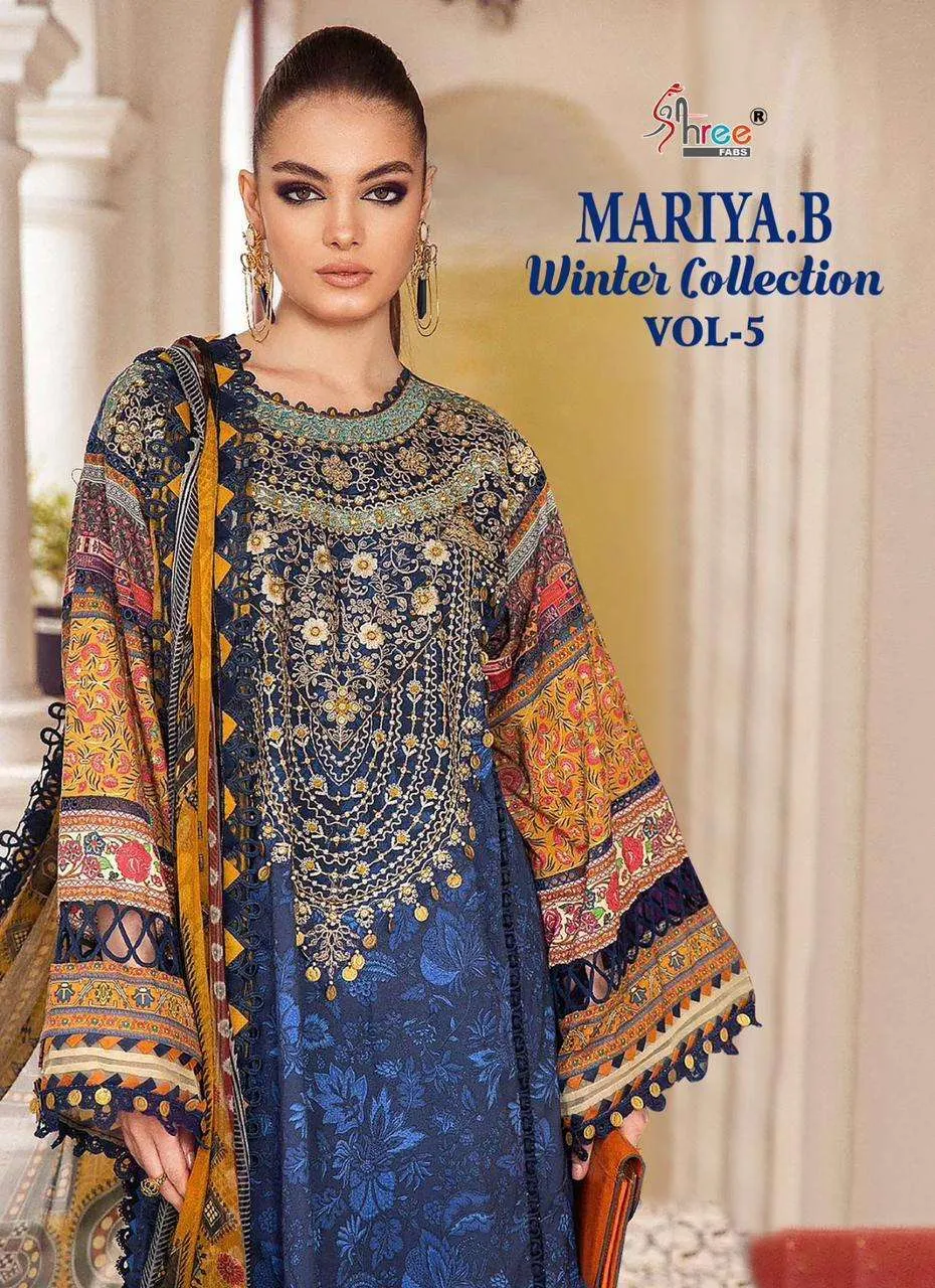 Shree Fab Maria B Winter Collection Vol 5 Pakistani Suits