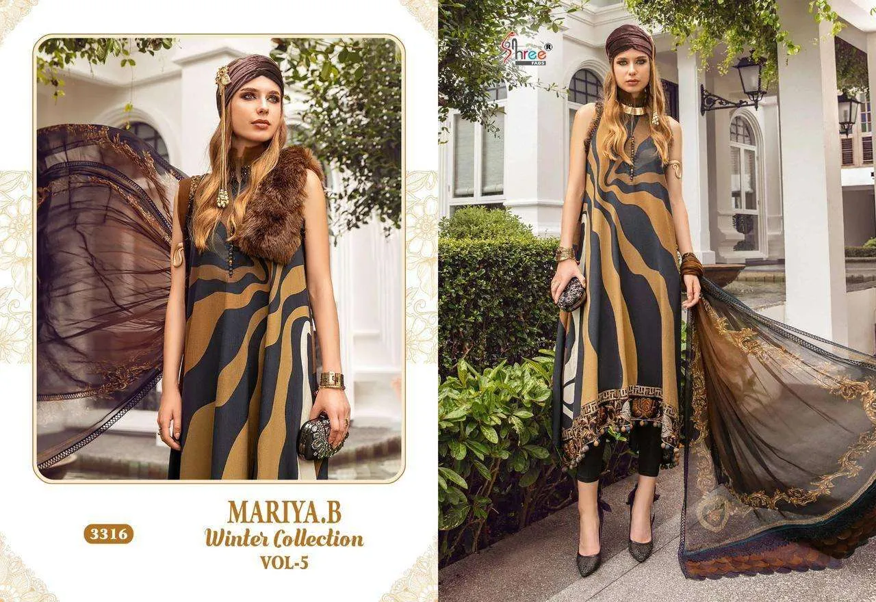 Shree Fab Maria B Winter Collection Vol 5 Pakistani Suits