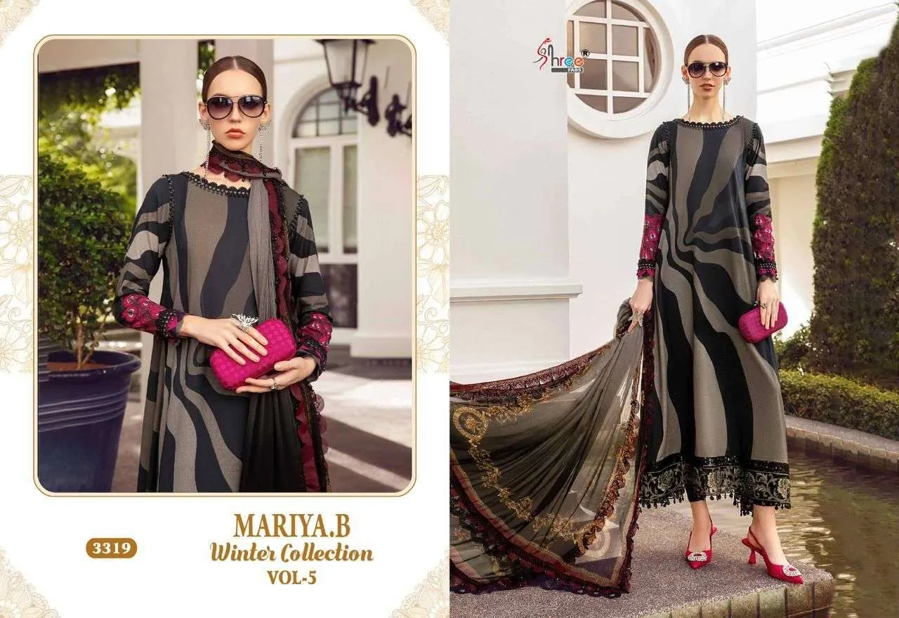 Shree Fab Maria B Winter Collection Vol 5 Pakistani Suits