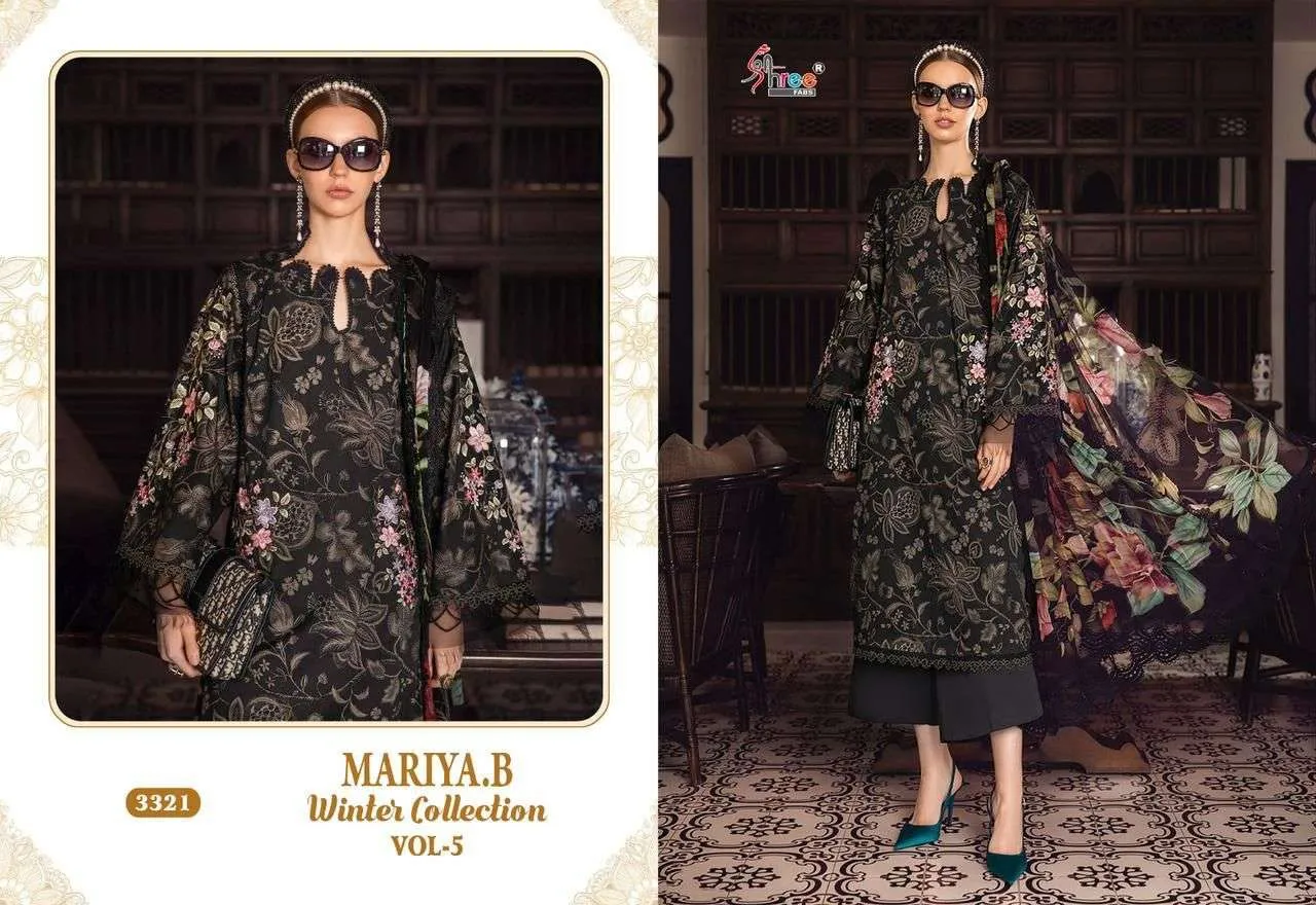 Shree Fab Maria B Winter Collection Vol 5 Pakistani Suits