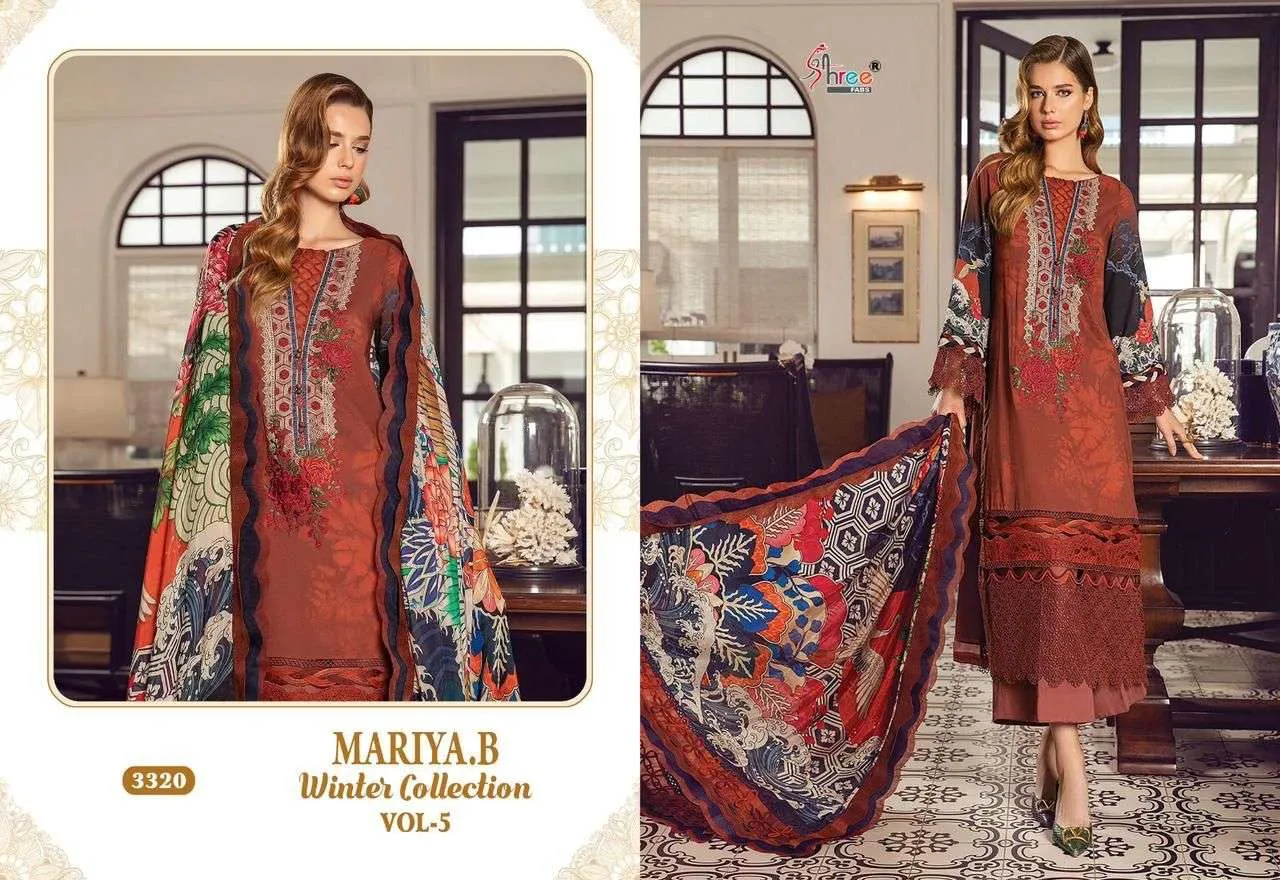 Shree Fab Maria B Winter Collection Vol 5 Pakistani Suits