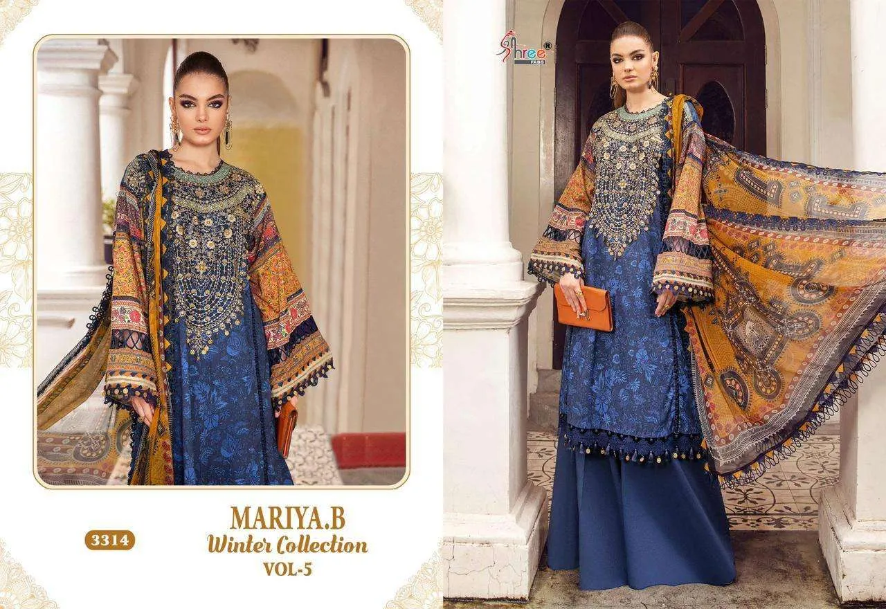 Shree Fab Maria B Winter Collection Vol 5 Pakistani Suits