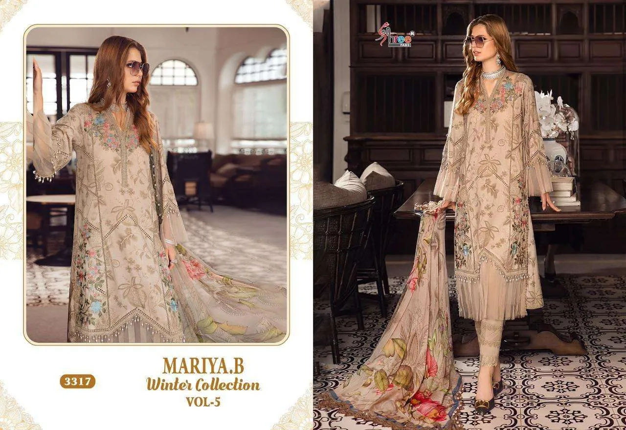 Shree Fab Maria B Winter Collection Vol 5 Pakistani Suits