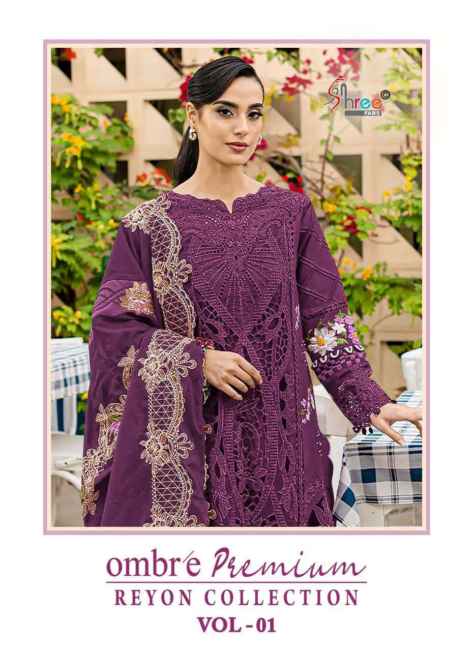 Shree Fab Ombre Premium Rayon Collection Vol 1 Pakistani Suits