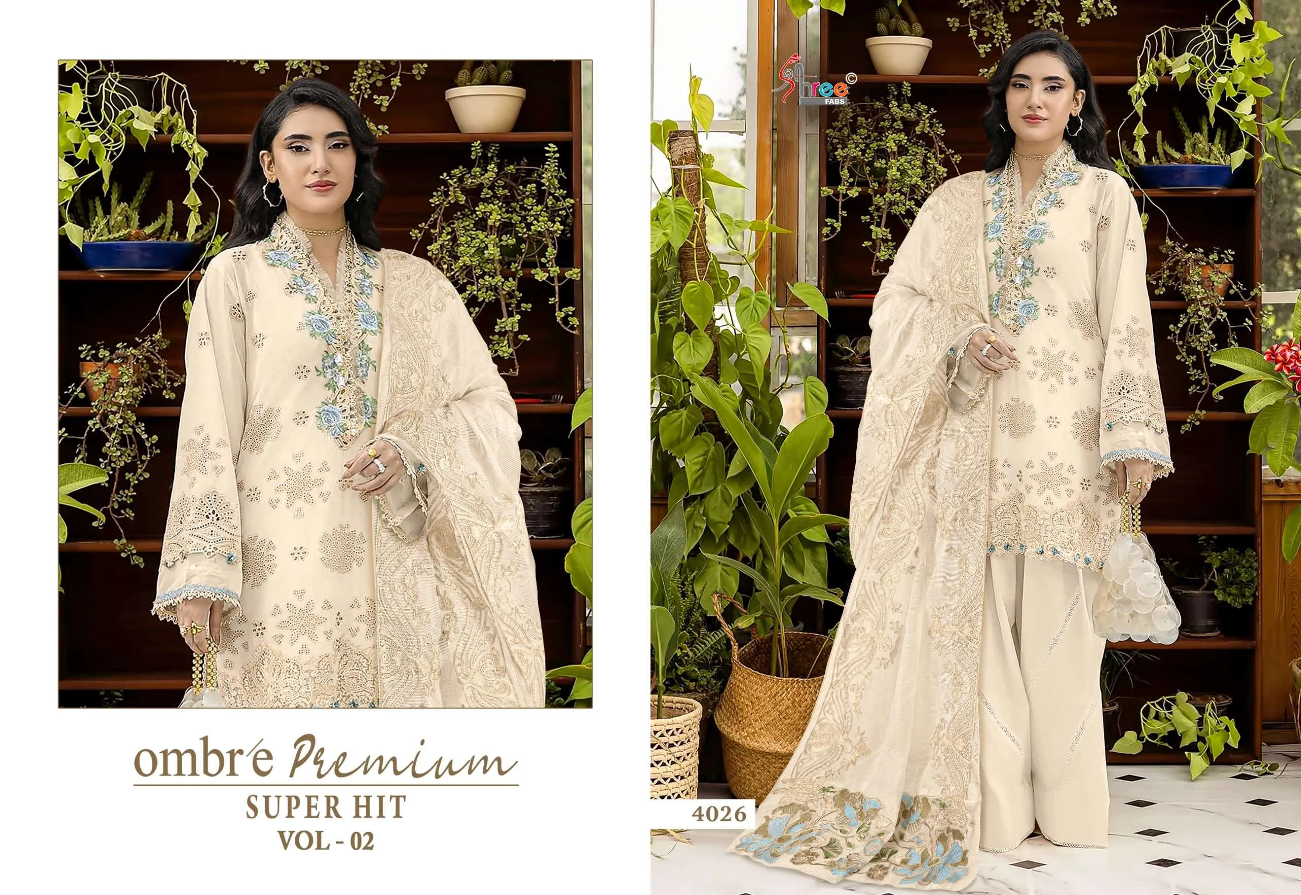 Shree Fab Ombre Premium Super Hit Vol 2 Pakistani Suits