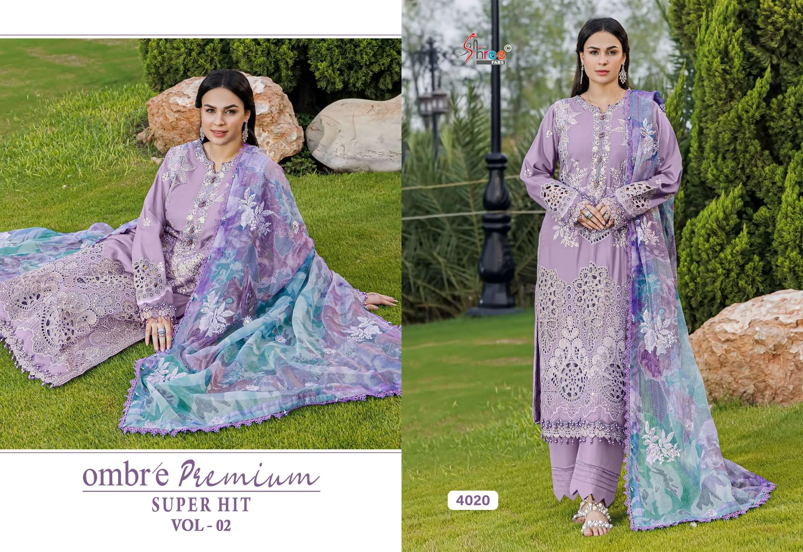 Shree Fab Ombre Premium Super Hit Vol 2 Pakistani Suits