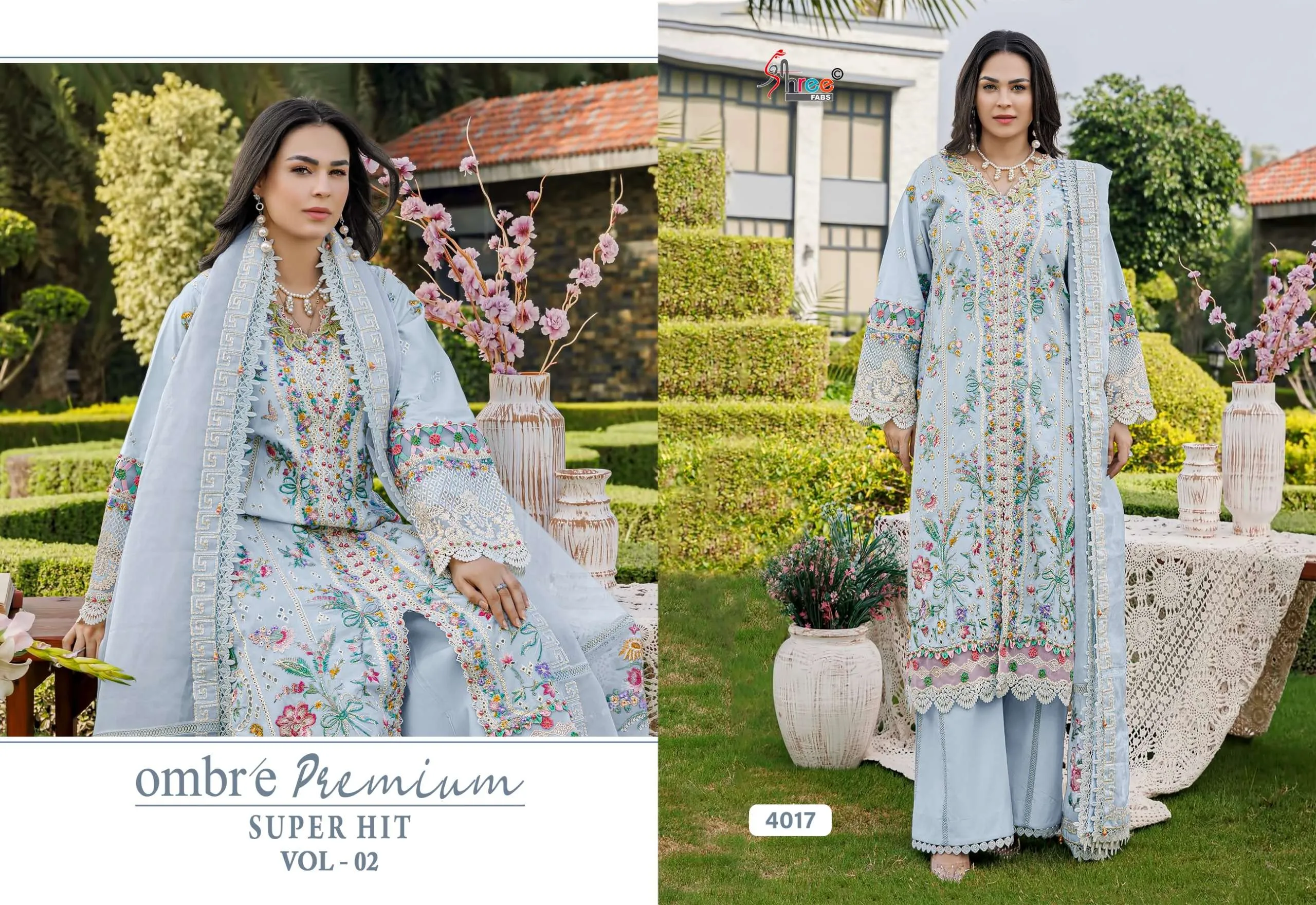 Shree Fab Ombre Premium Super Hit Vol 2 Pakistani Suits