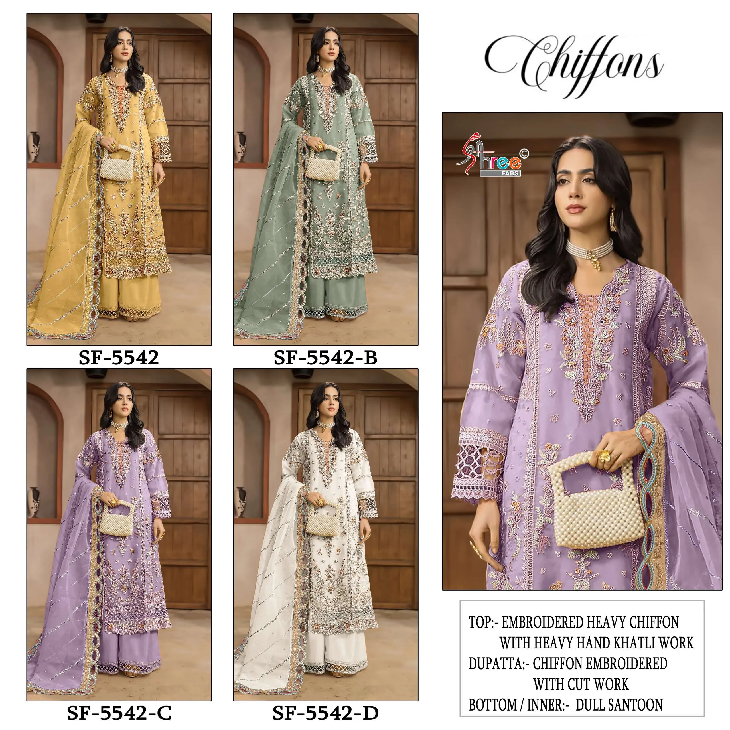 Shree Fab Sf 5542 Pakistani Suits