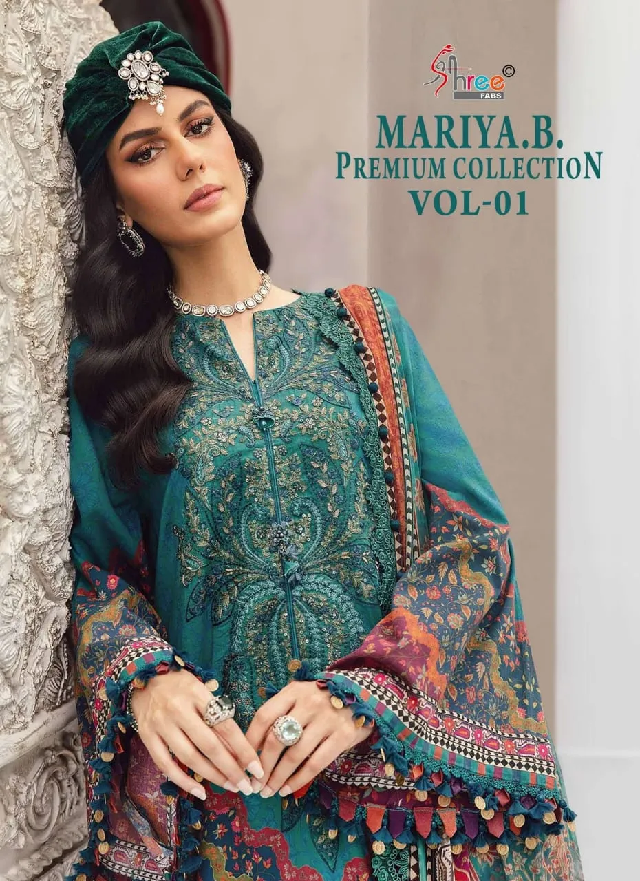 Shree Fabs Mariya B Premium Collection Vol 1 Unstitched Suits