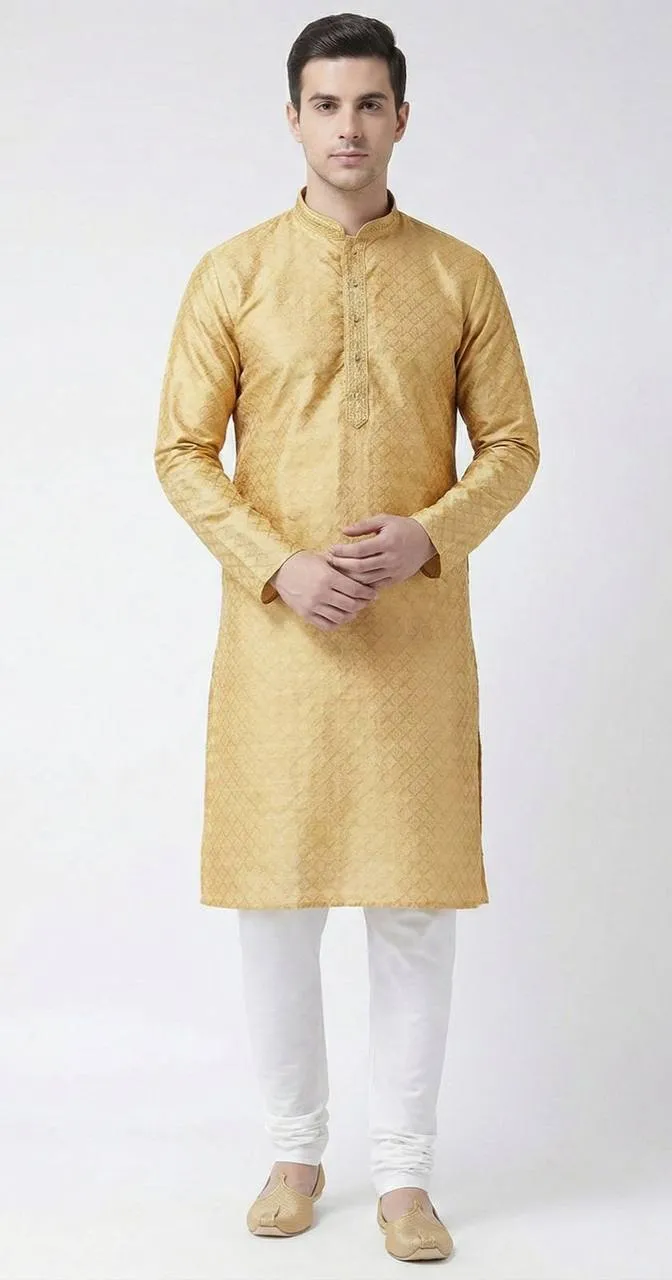 Shyam Vol 50 Heavy Jacquard Silk Kurta Pajama Men's Wear