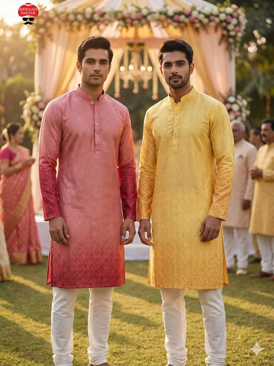 SS2016 Samaroo Heavy Rayon Kurta Pajama Men's Wear