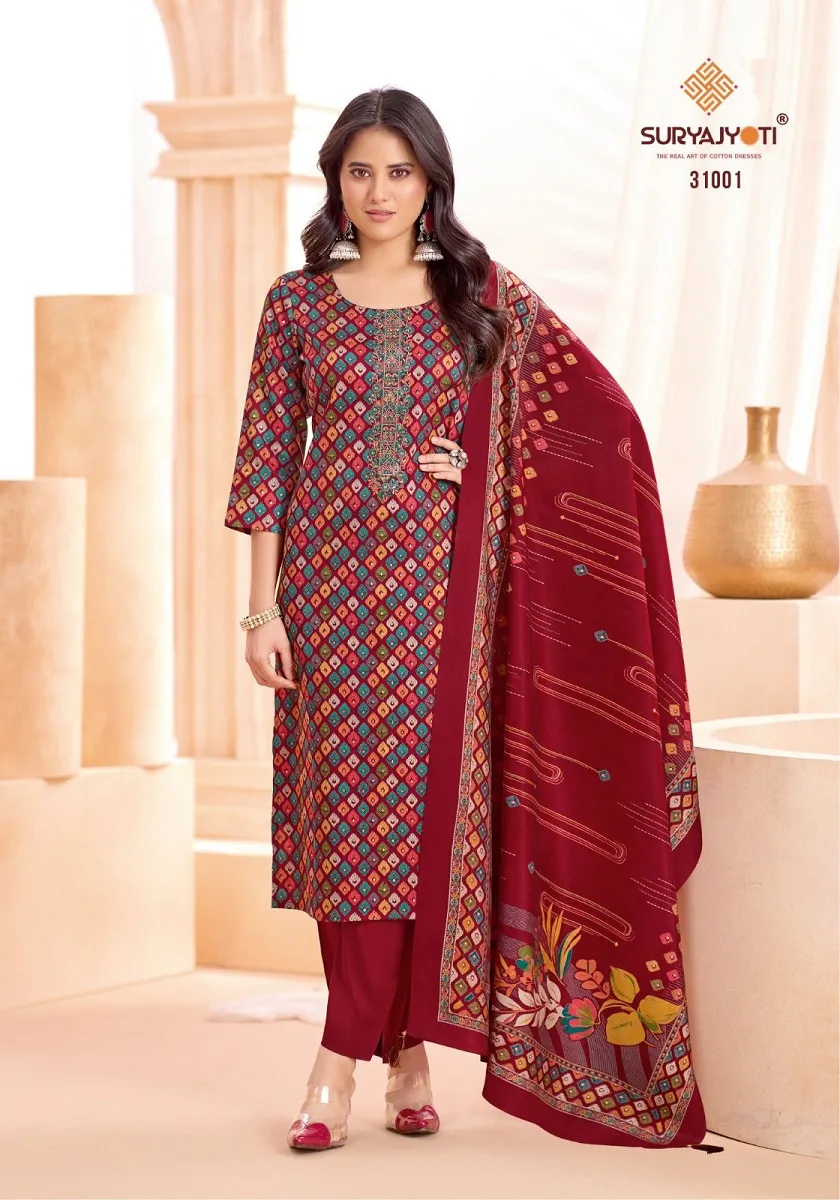 Suryajyoti Kalki Vol 31 Unstitched Suits