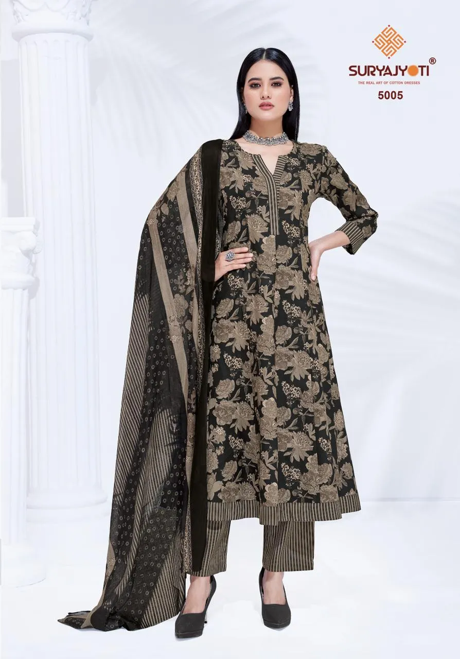 Suryajyoti Rashi Vol 5 Stitched Suits