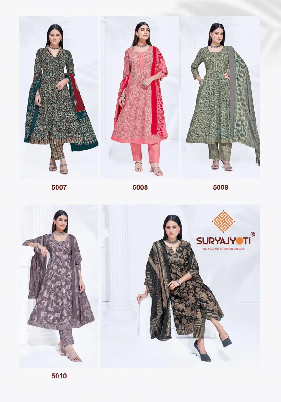 Suryajyoti Rashi Vol 5 Stitched Suits