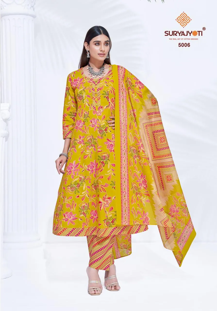 Suryajyoti Rashi Vol 5 Stitched Suits