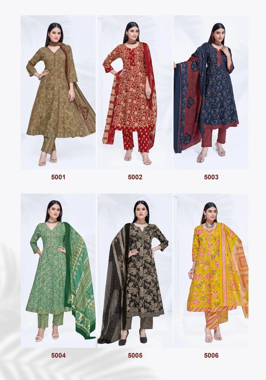 Suryajyoti Rashi Vol 5 Stitched Suits