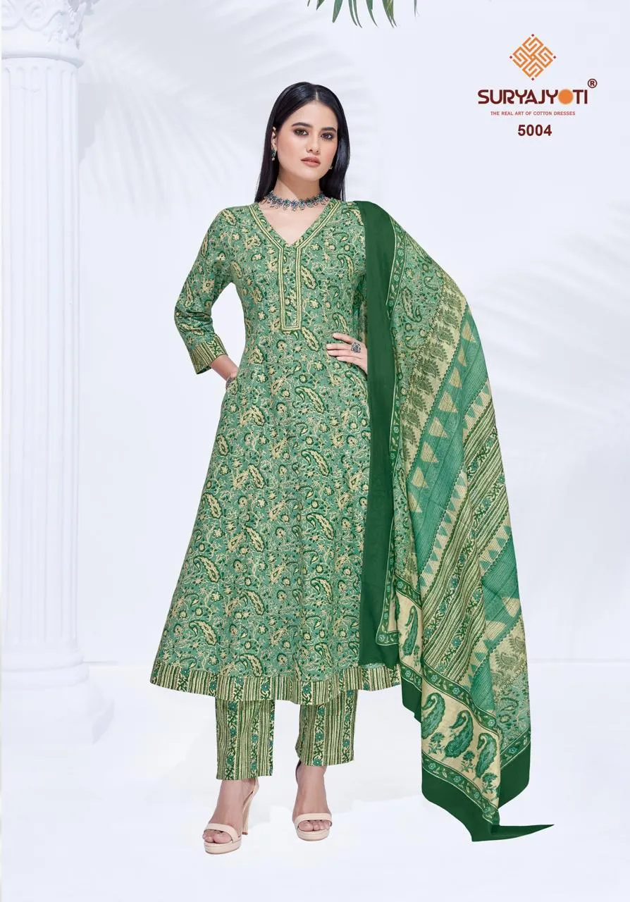 Suryajyoti Rashi Vol 5 Stitched Suits