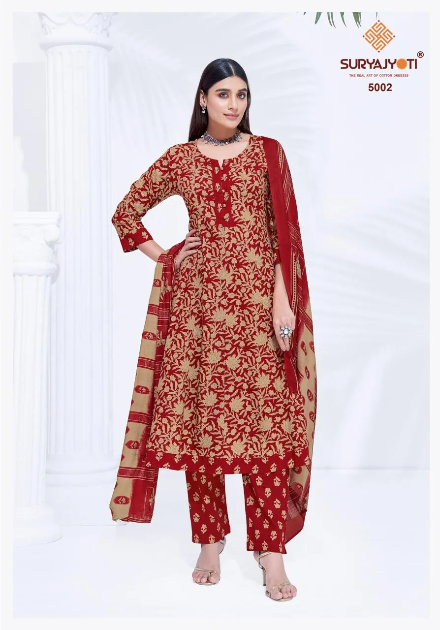 Suryajyoti Rashi Vol 5 Stitched Suits