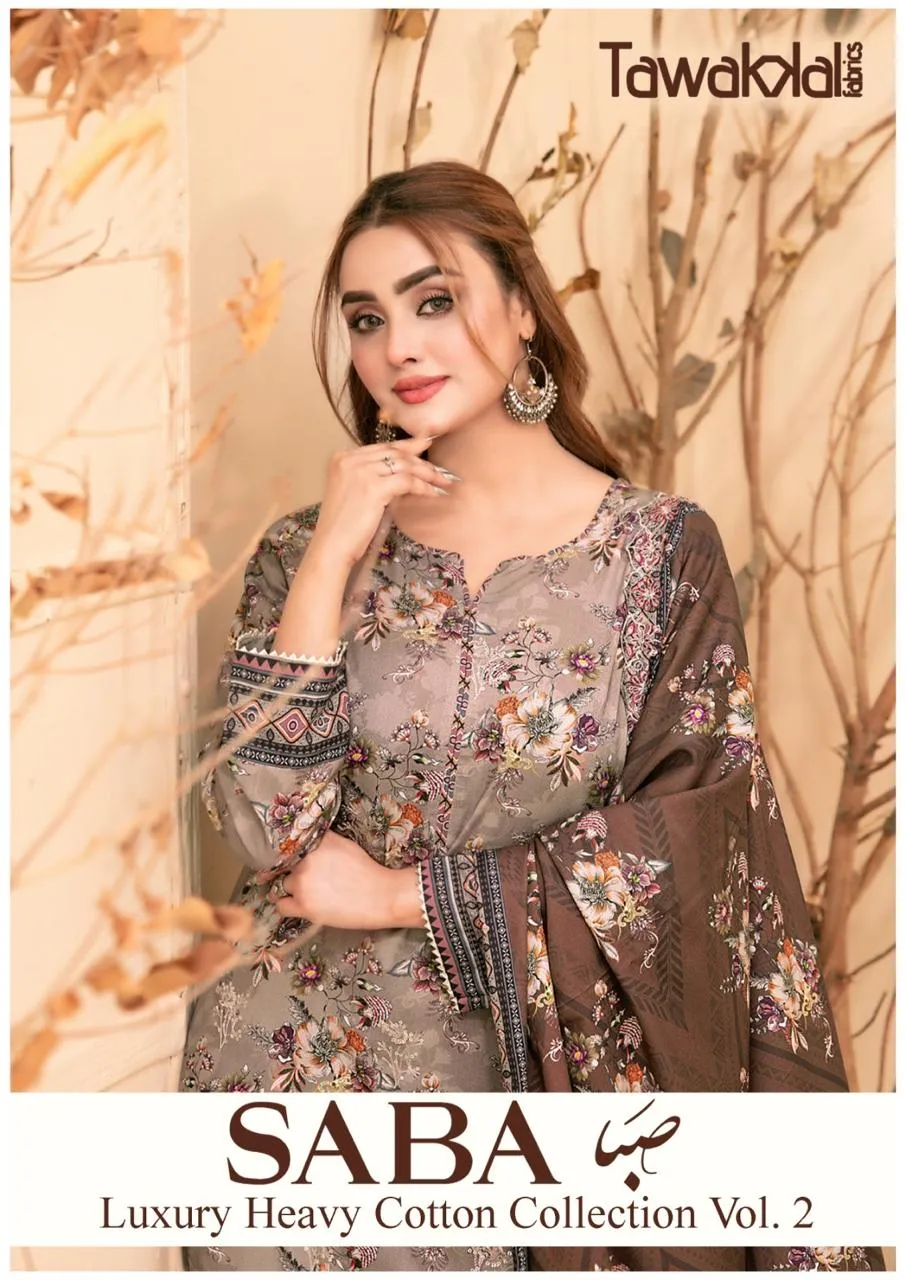 Tawakkal Saba Vol 2 Unstitched Suits