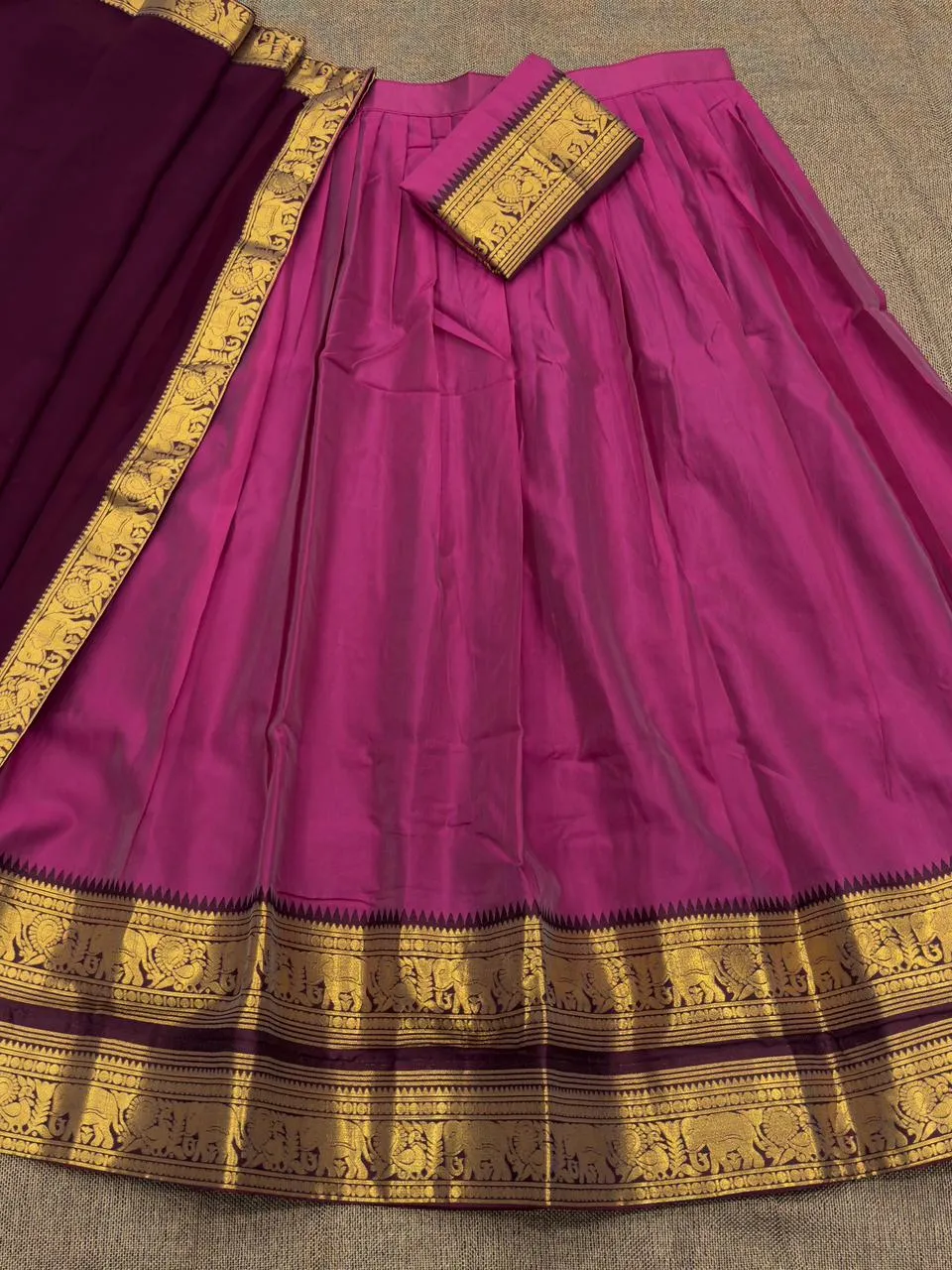 Vally Vol 105 Kanjivaram Silk Festival Lehenga Choli