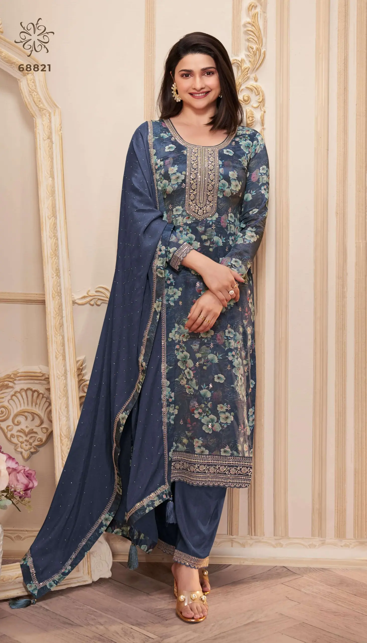 Vinay Fashion Llp Pahal Hit List Semi Stitched Suits