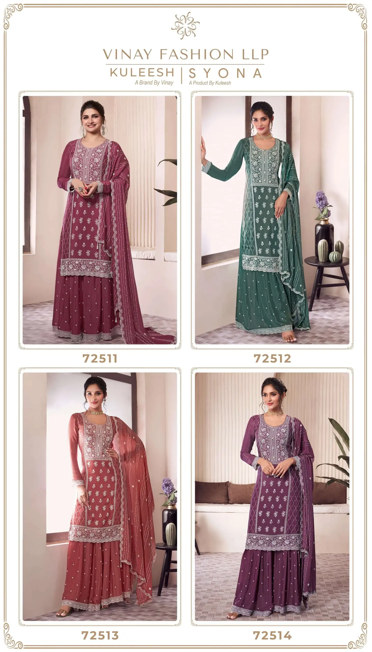Vinay Fashion Llp Syona Semi Stitched Suits
