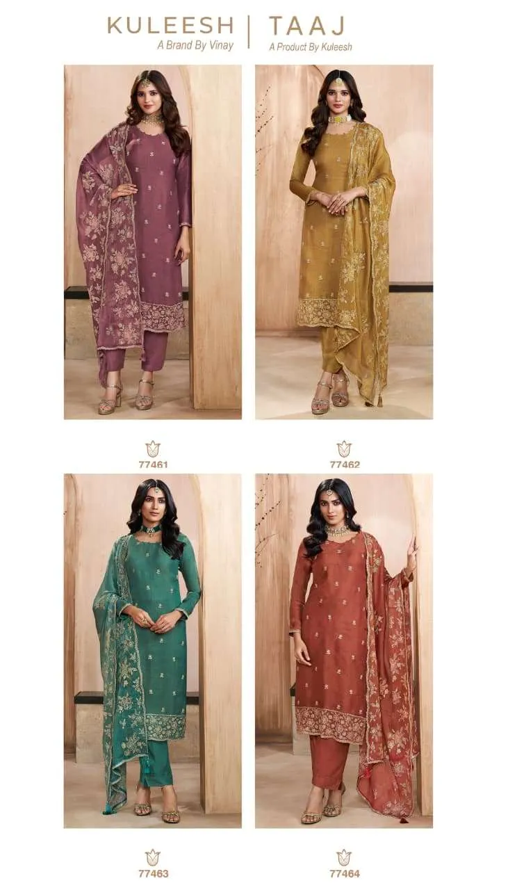 Vinay Fashion Llp Taaj Semi Stitched Suits
