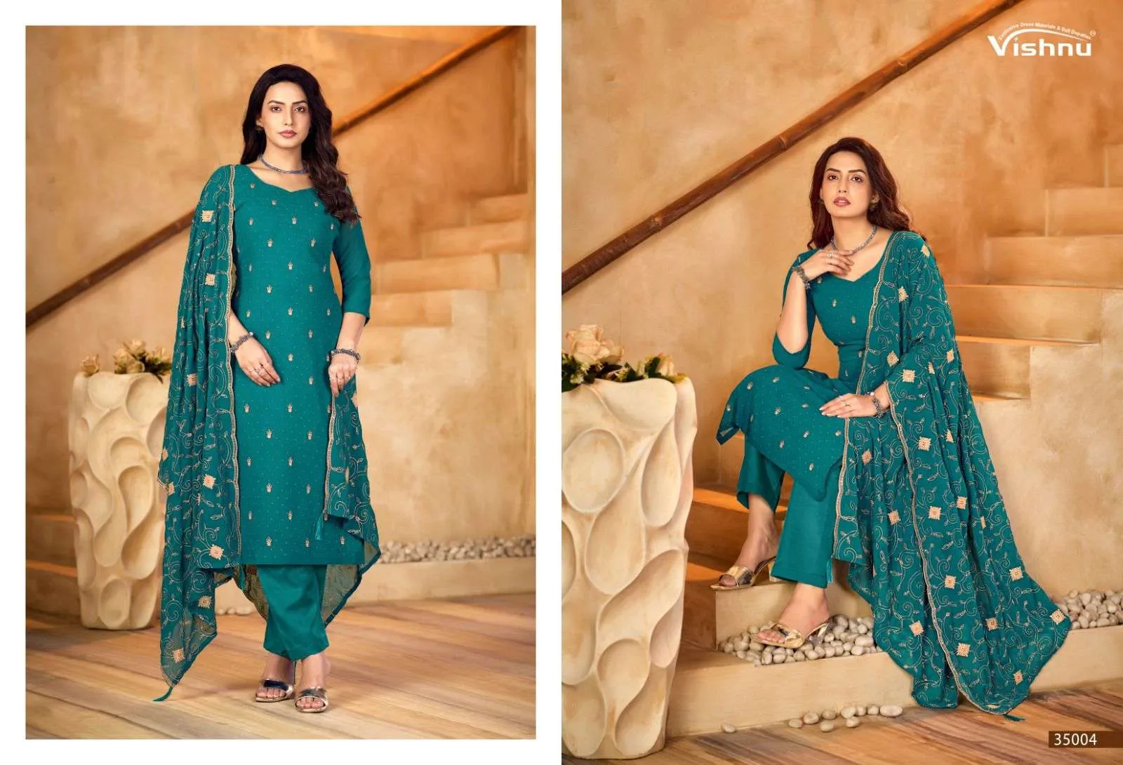 Vishnu Impex Shabnam Semi Stitched Suits