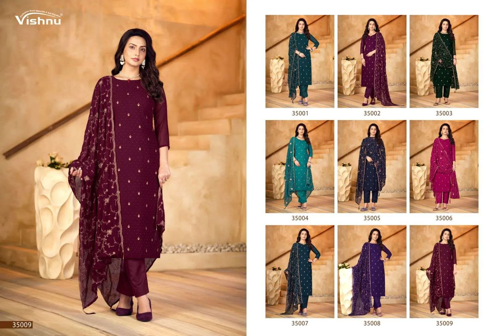 Vishnu Impex Shabnam Semi Stitched Suits
