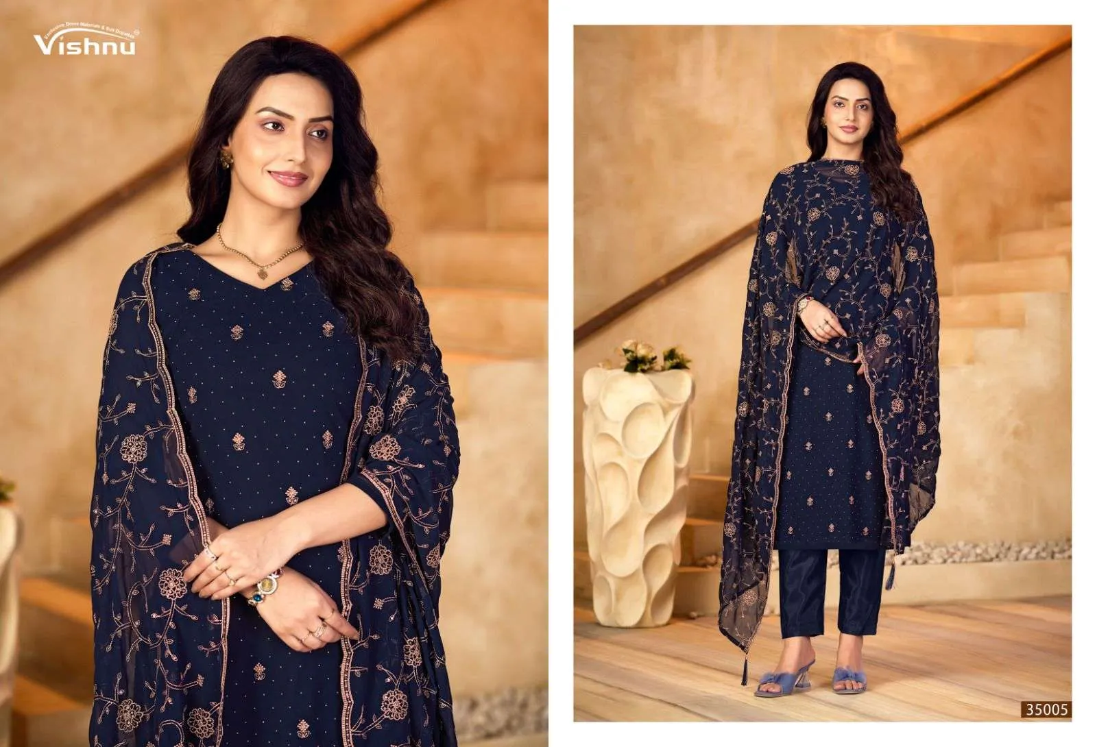 Vishnu Impex Shabnam Semi Stitched Suits