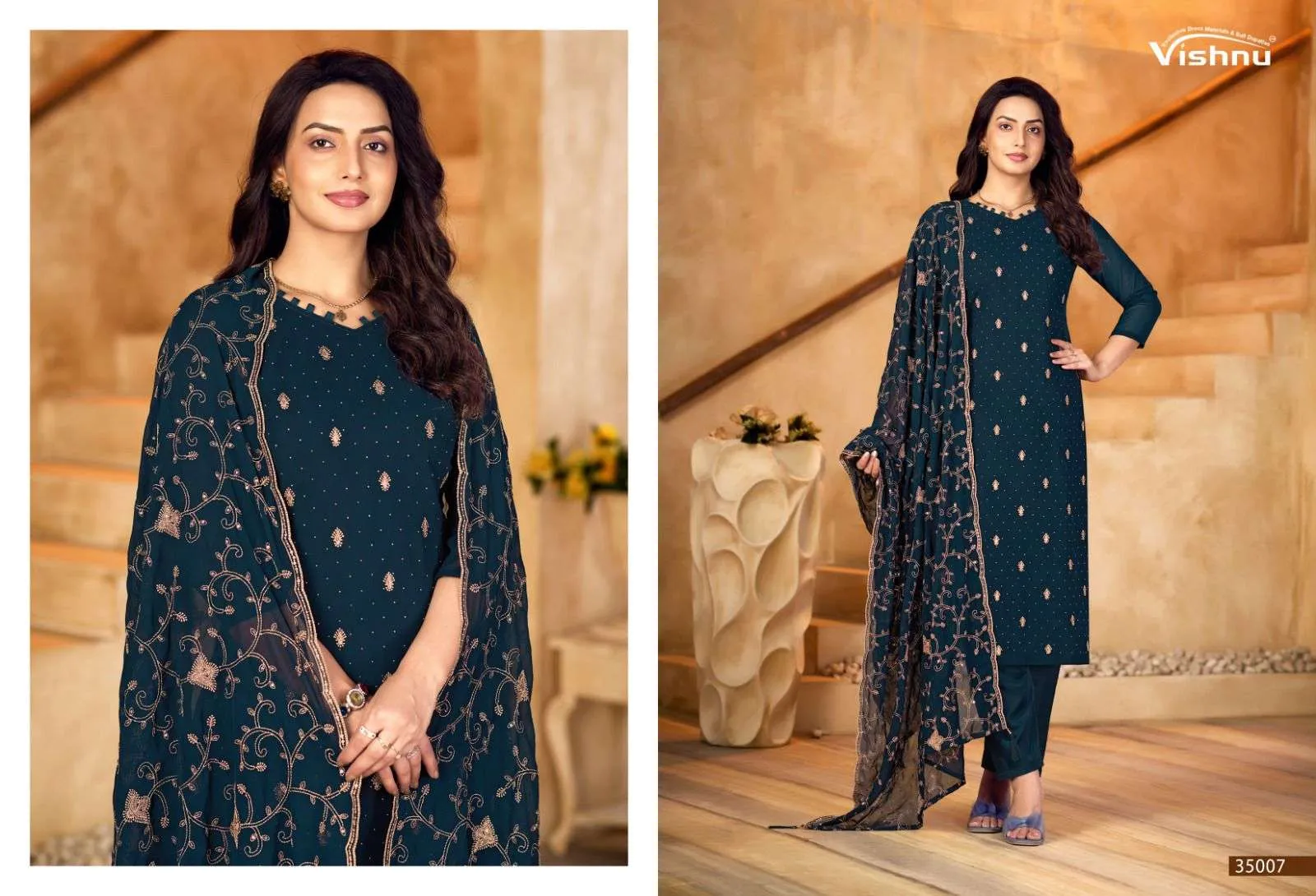 Vishnu Impex Shabnam Semi Stitched Suits