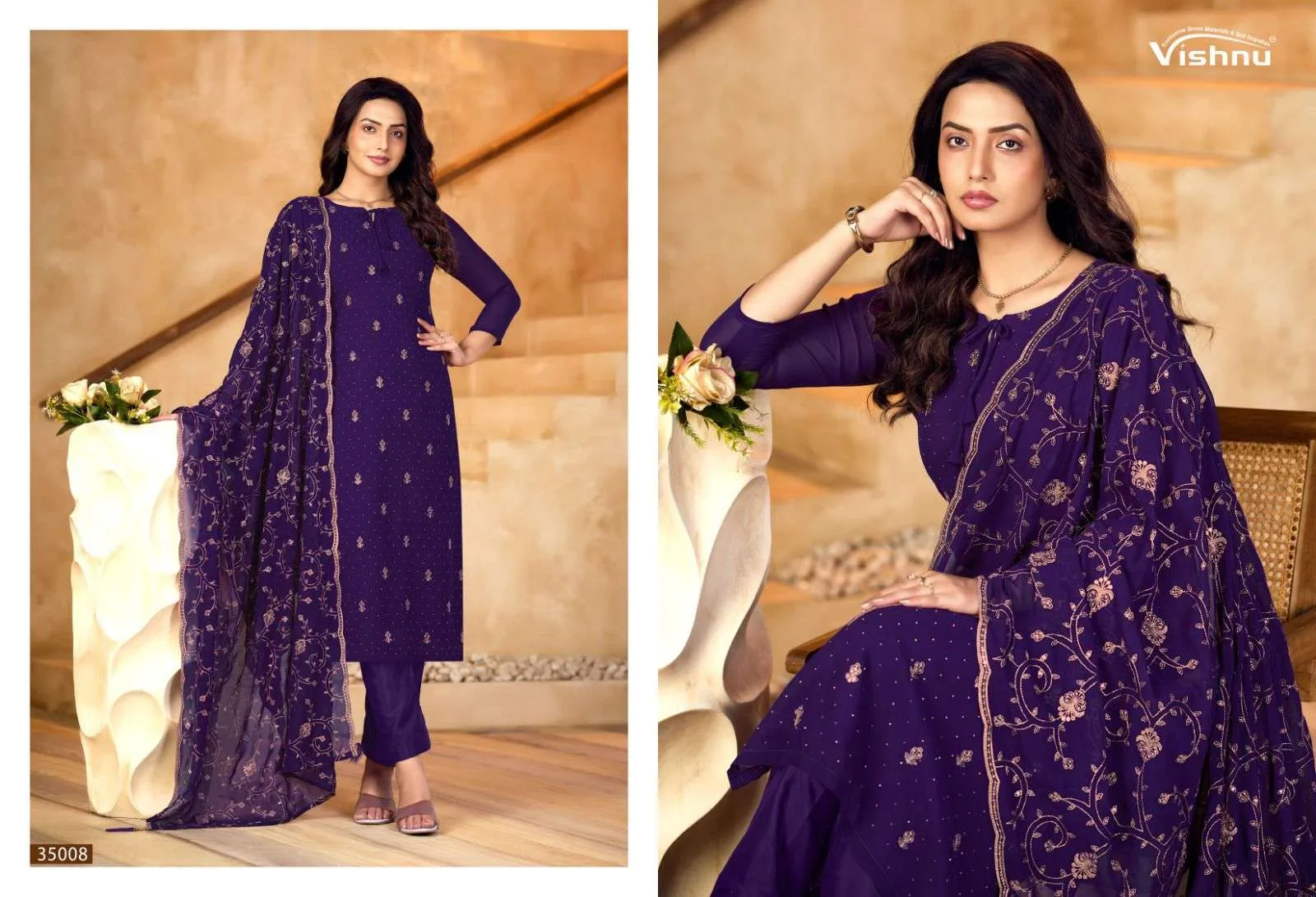 Vishnu Impex Shabnam Semi Stitched Suits