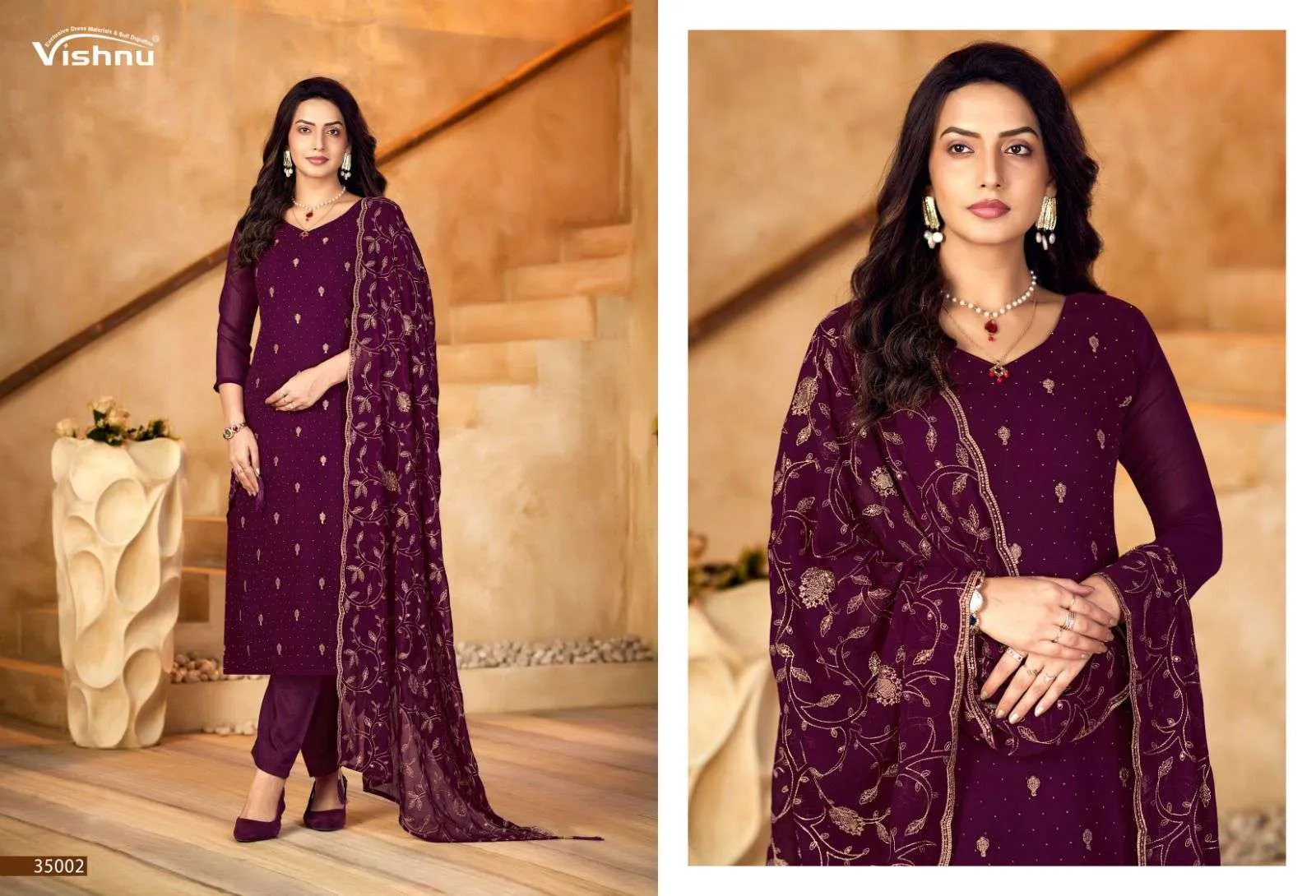 Vishnu Impex Shabnam Semi Stitched Suits