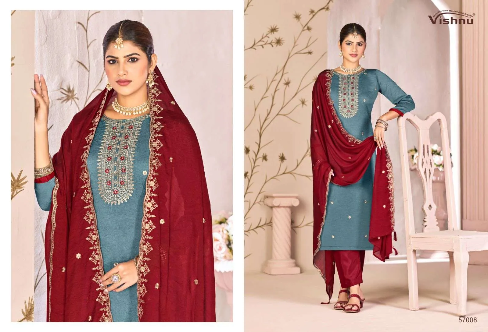 Vishnu Impex Simran Semi Stitched Suits