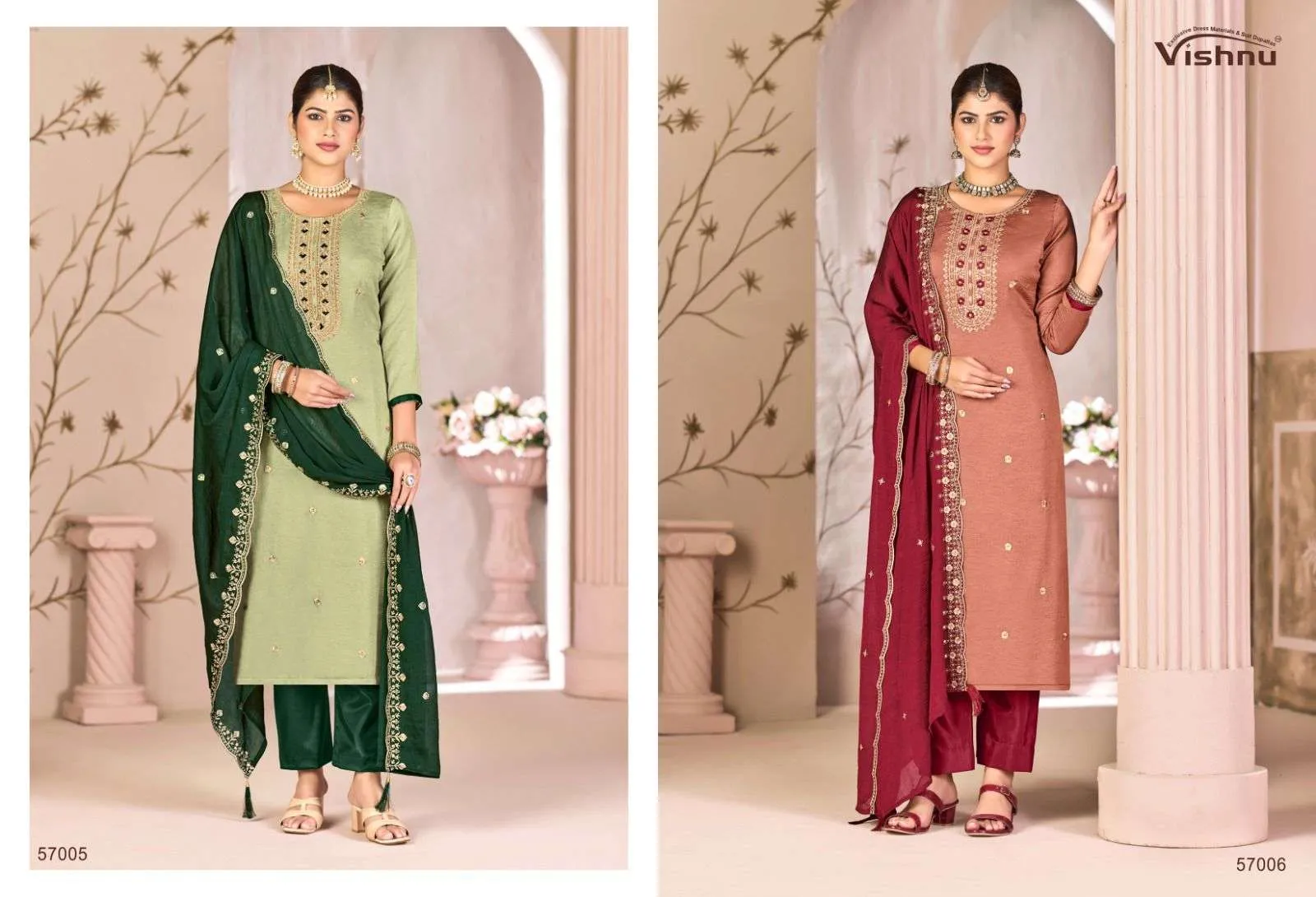 Vishnu Impex Simran Semi Stitched Suits